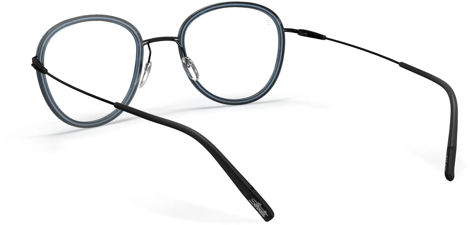 Silhouette Dynamics Colorwave Contour 5581 Eyeglasses - Ruthenium / Graphite - view 35